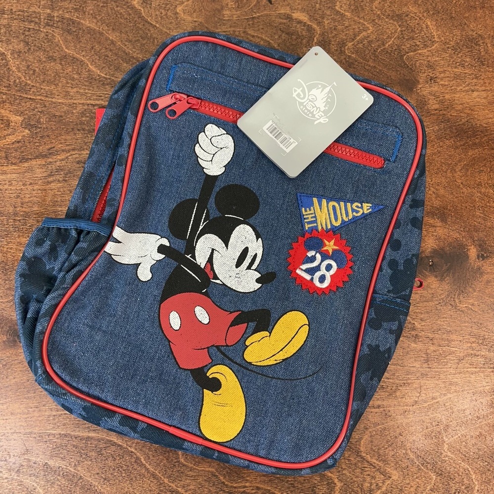 Mickey Mouse Junior School Backpack Disney Store‎ NWT